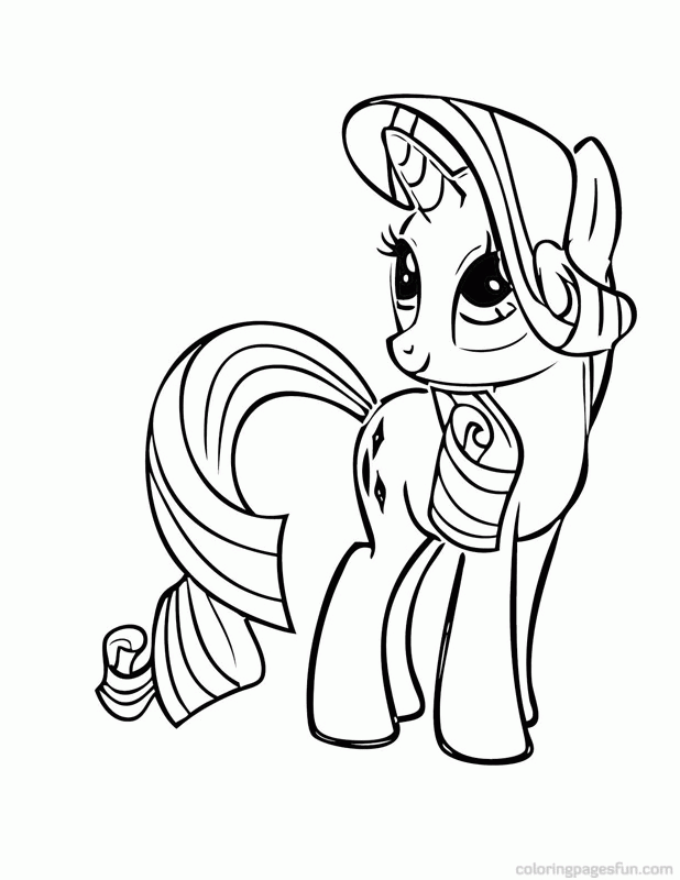 Plansa de colorat cu My Little Pony 58 70